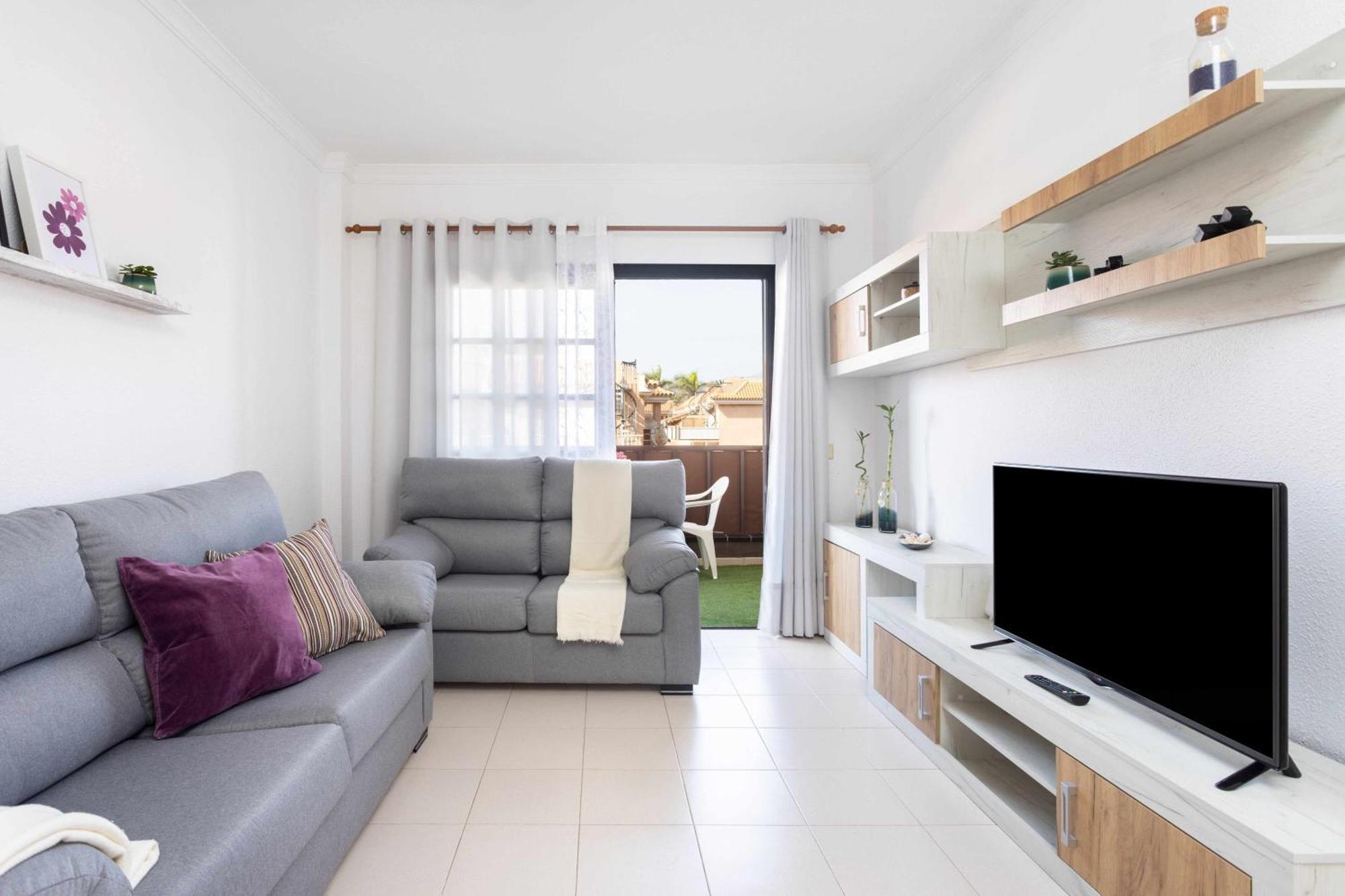 Agradable Piso Con Piscina & Playa Terraza Y Wifi Leilighet Costa Del Silencio Eksteriør bilde